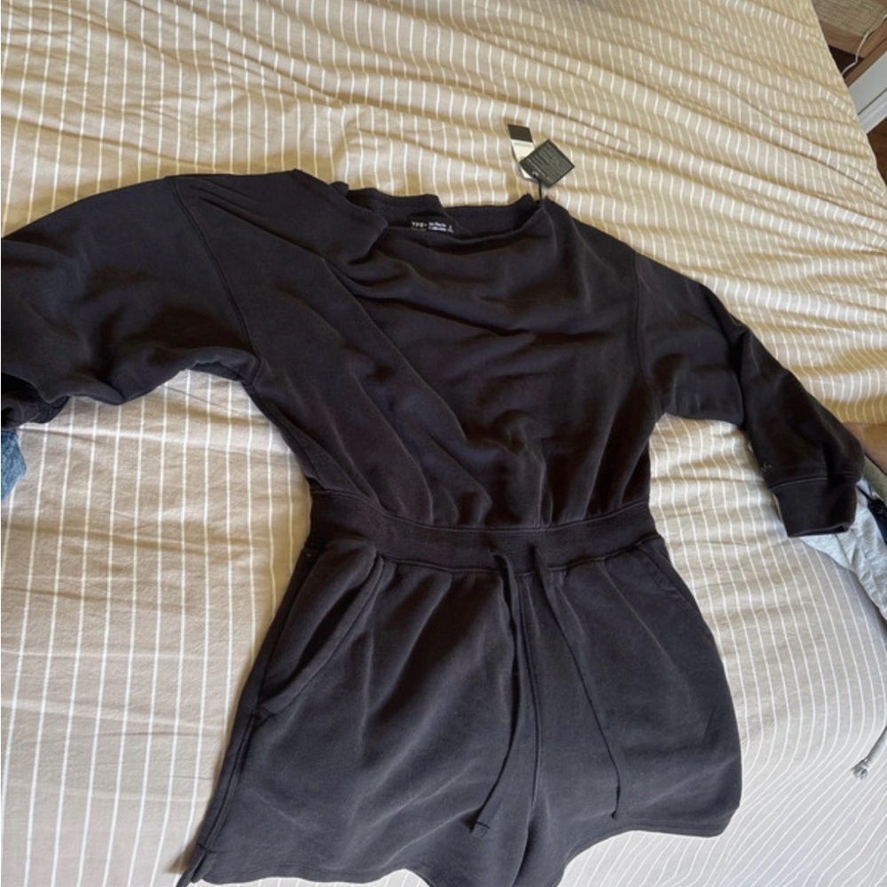 Abercrombie & Fitch Black Textured Pullover